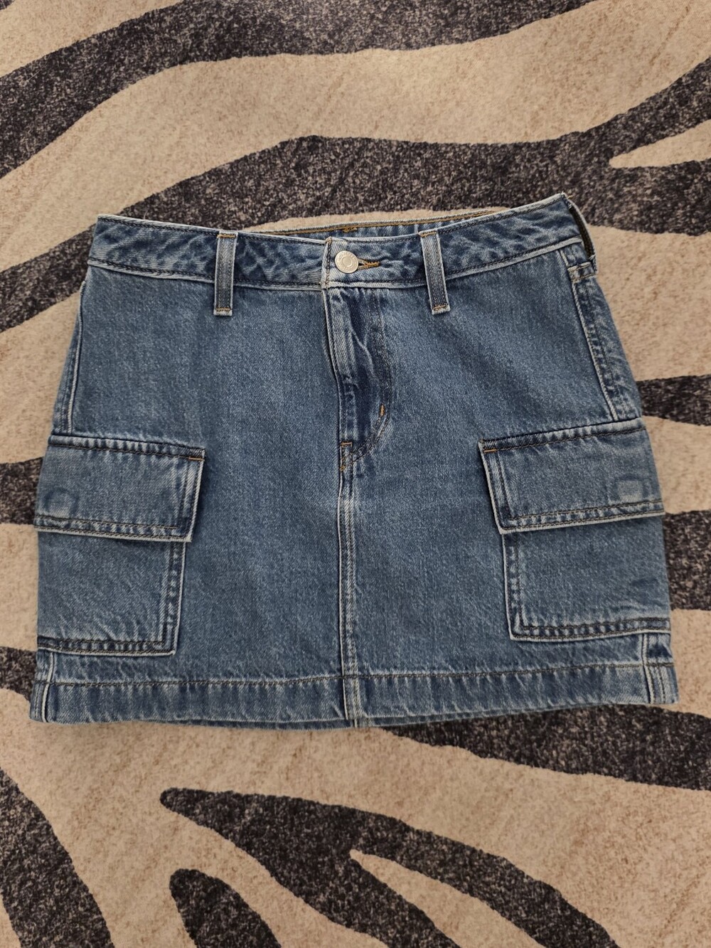 Levi's Women's Denim Cargo Mini Skirt